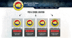 Desktop Screenshot of mackenziesmartialarts.com